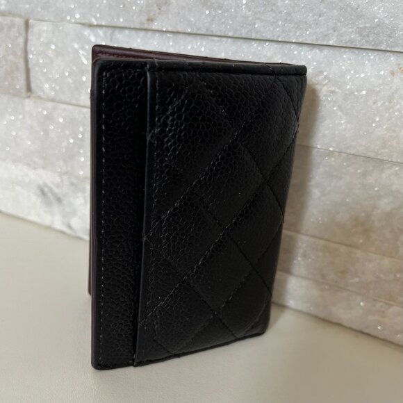 CHANEL Classic Caviar ID Bifold Card Holder Wallet - Picture 2 of 16